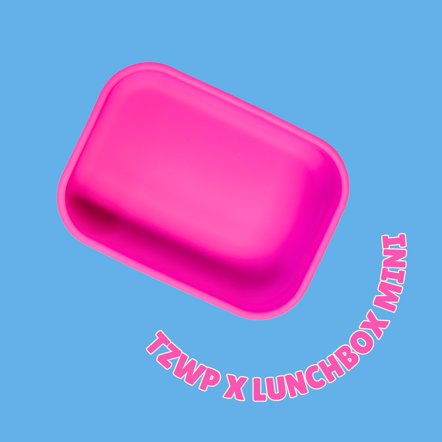 Raspberry Sorbet Rectangle Silicone Container