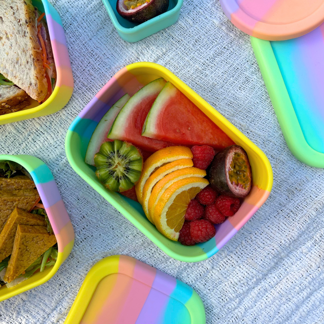 Rainbow Rectangle Container