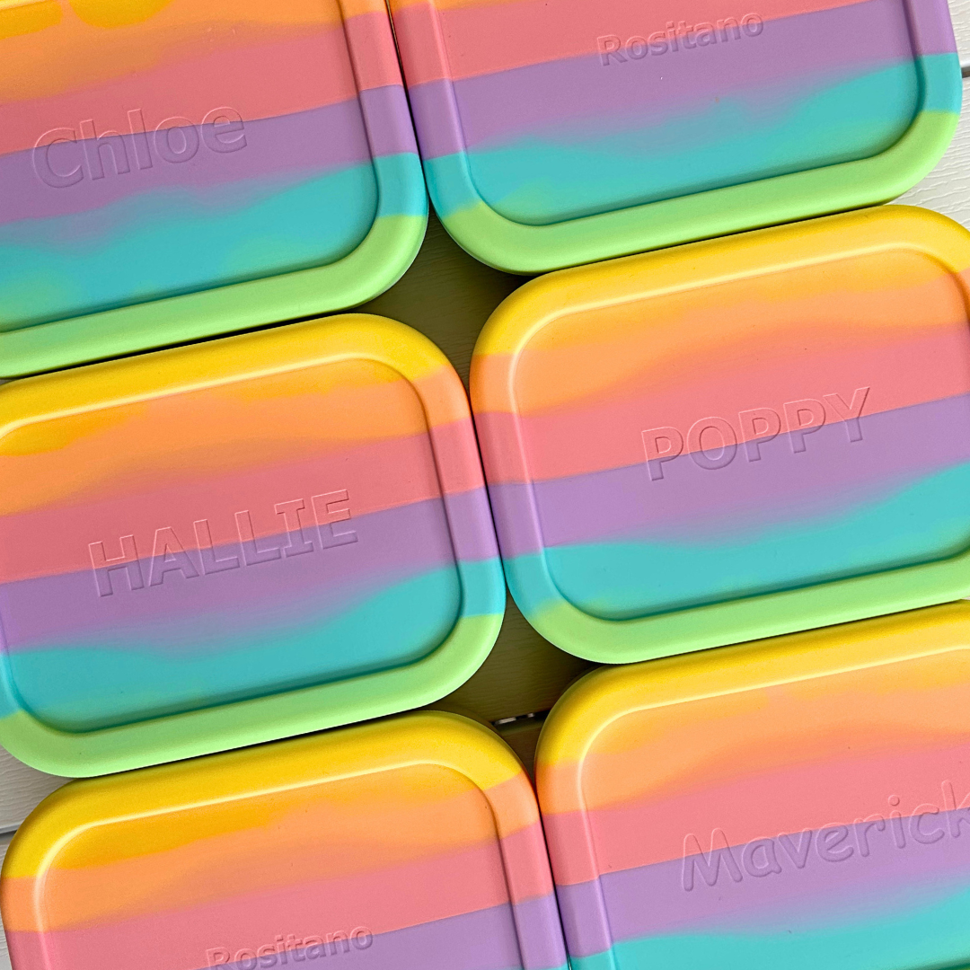 Rainbow Rectangle Container