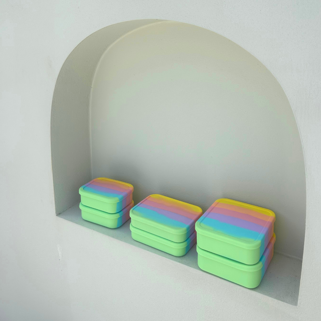 Rainbow Rectangle Container