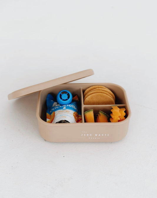The Zero Waste People  Silicone Bento Lunch Box - Aqua - phunkyBento