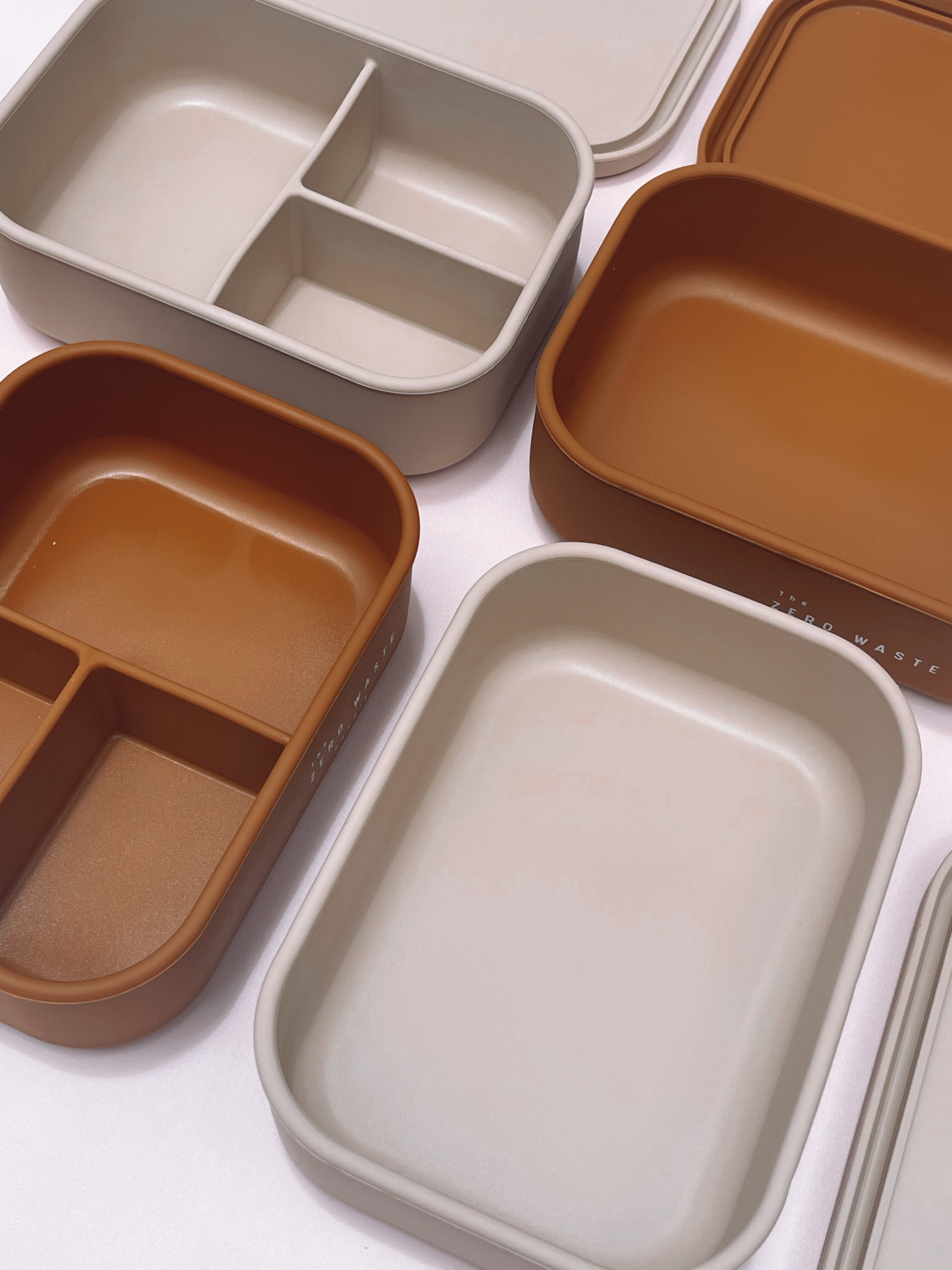 Rust Rectangle Silicone Container
