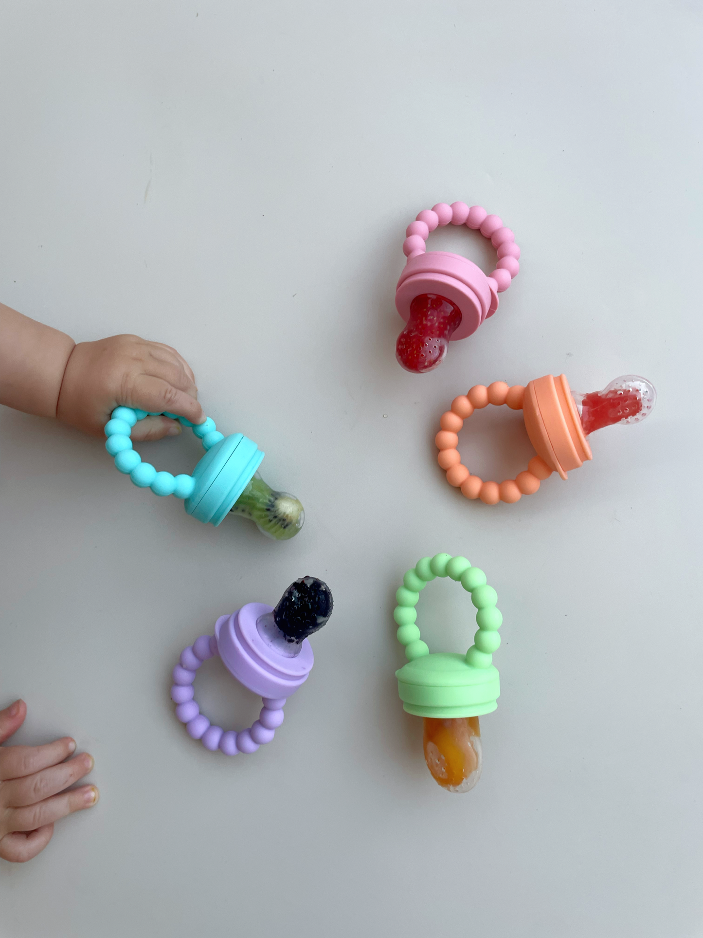 Apricot Silicone Feeder/Teether