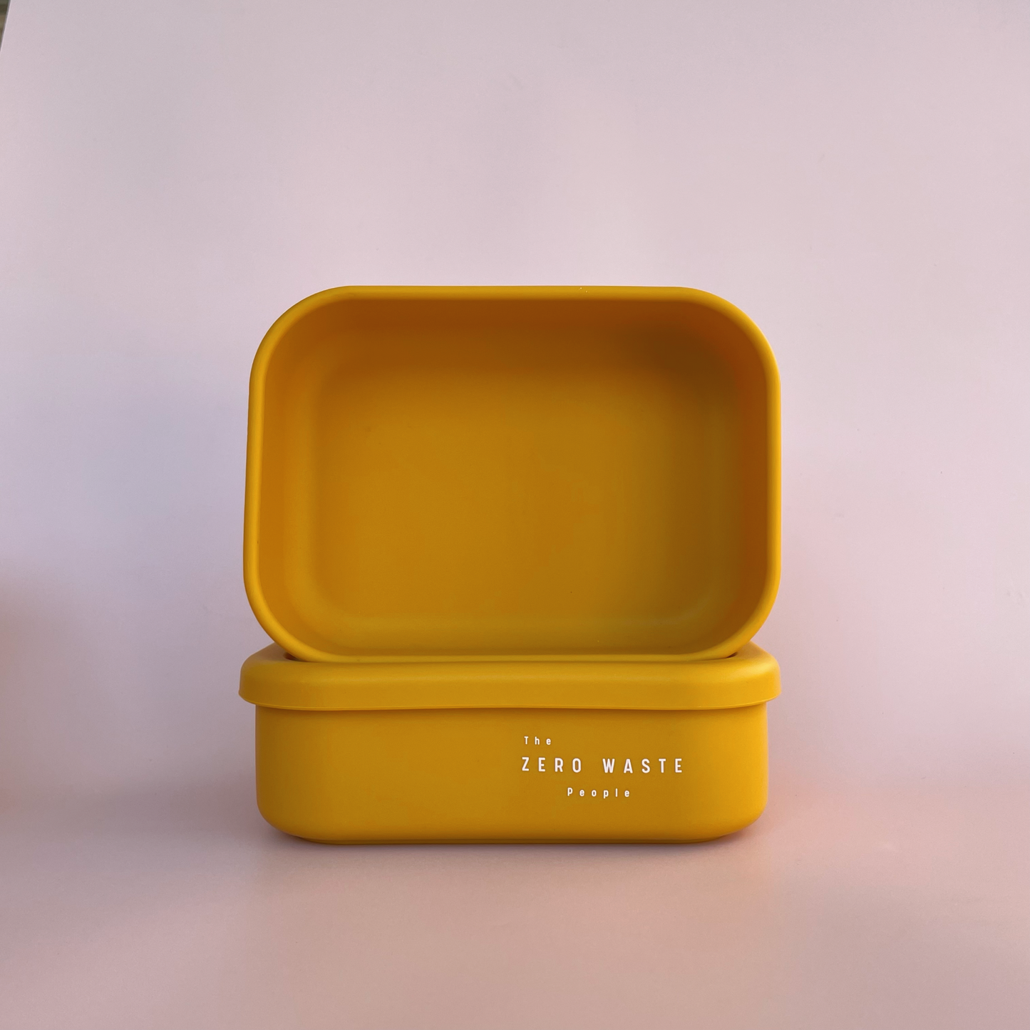 Mustard Rectangle Silicone Container