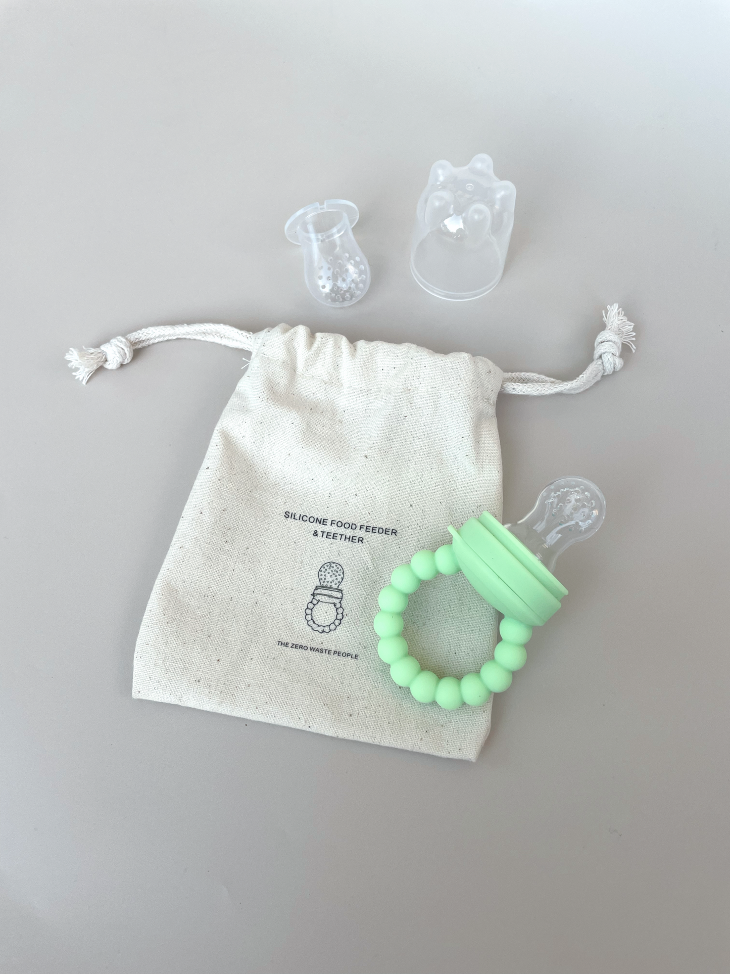Lime Silicone Feeder/Teether